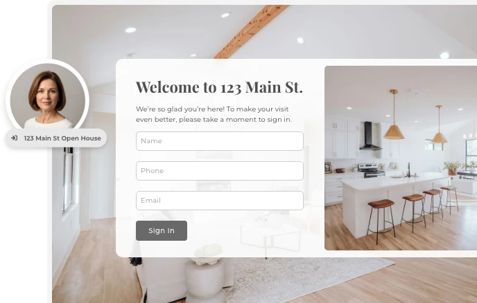 Real estate landing pages in Wise Agent CRM for capturing and managing new leads